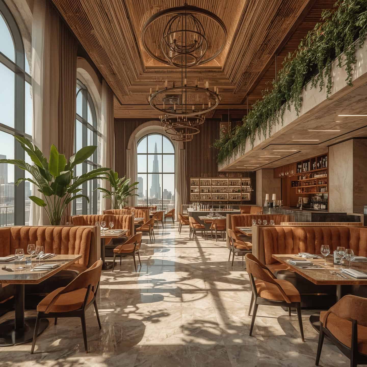 restaurant interior design trends in Dubai